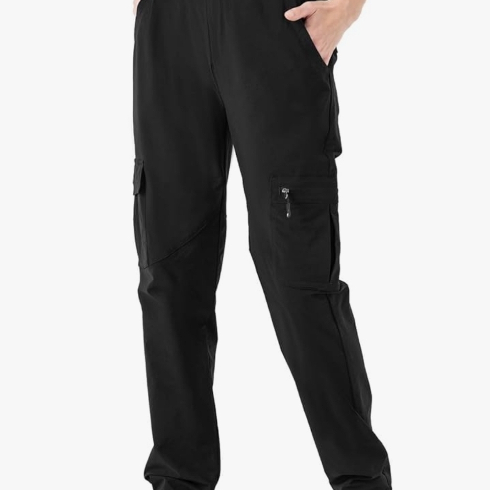 Black Hiking Cargo Pants